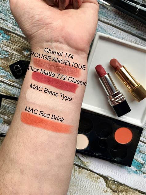 chanel matte lip swatch|chanel lipstick shade brick.